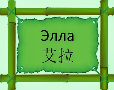 Имя Элла по китайски 艾拉 транслитом Ài lǎ| Перевод на китайский | Значение –  FREE HSK