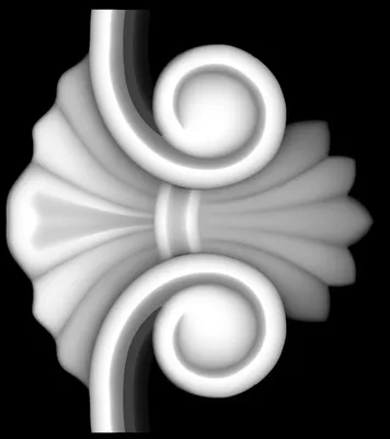 Chinese style horizontal flower carved sculpture Bitmap (.bmp) format file  free download - 3Axis.co | Flower carving, Pop art wallpaper, Grayscale  image