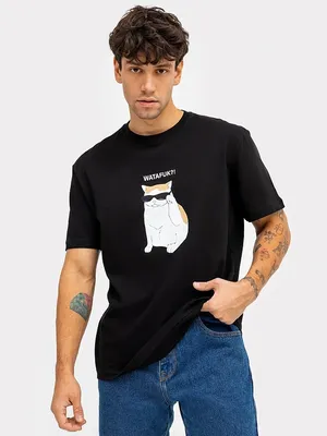 Мужская футболка с принтом | AliExpress