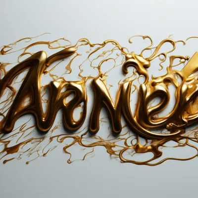 Надпись Анна Андрианова написанная …» — создано в Шедевруме