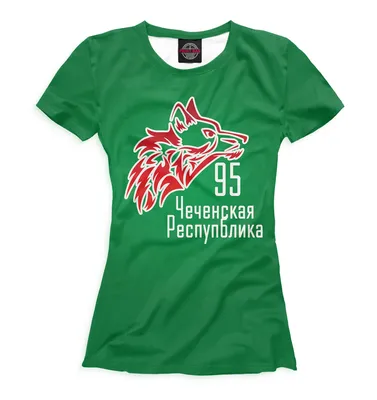 Женская Футболка Чечня (CHN-219392-fut-1) с принтом, купить в PrintFact