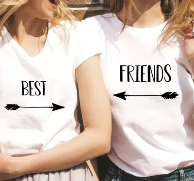 4:20SHOP Модная футболка с надписью Friends