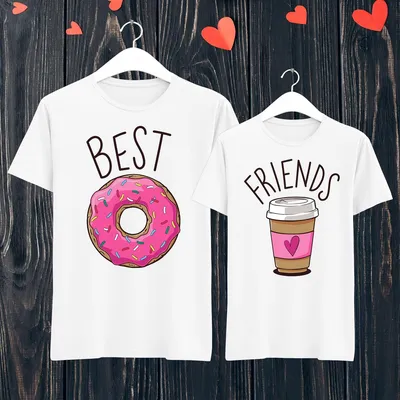 Женская Хлопковая футболка с надписью Friends купить в онлайн магазине -  Unimarket