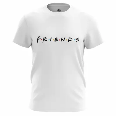 Купить Женская/женская футболка с надписью Friends из хлопка для бойфренда  | Joom