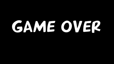 Картинки с надписью game over