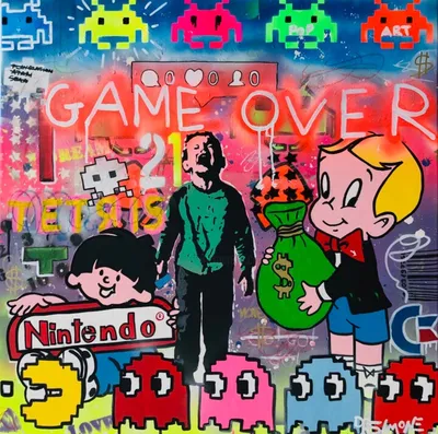 Game Over - Don't Cry Boy, Картина - Simone De Rosa | Artmajeur