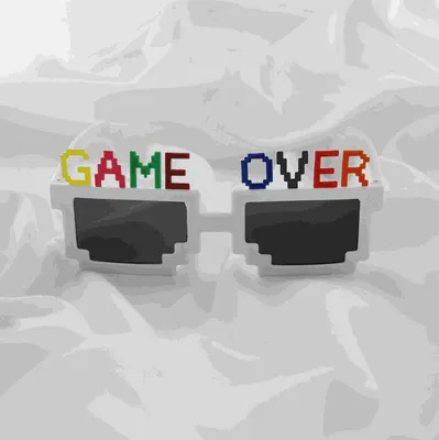 синий фон с надписью Game Over, футболка с капюшоном, свадебная одежда,  игра Super Marie не удалась, футболка, игра, текст png | PNGWing