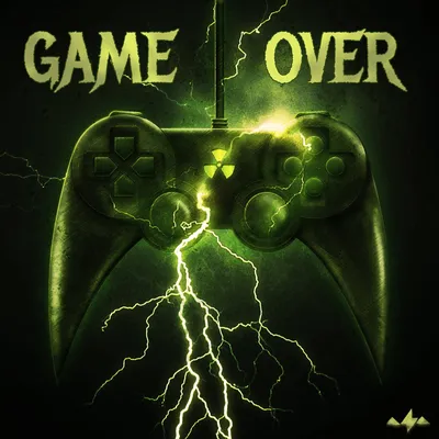Logo Game Over Neon, Цифровое искусство - Kevin Ferri | Artmajeur