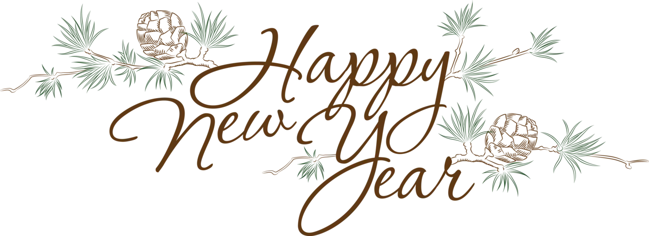 Надпись Happy New Year | Надписи, Рождественские коробки, Рождественские  картины