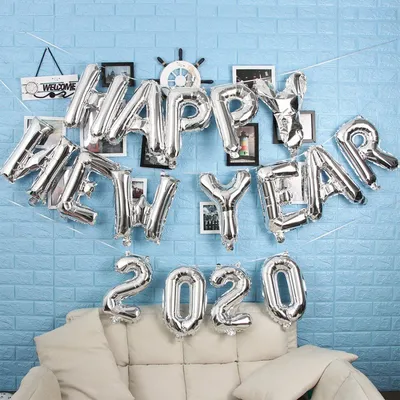 Портативный новогодний фон с надписью \"Happy New Year\" | AliExpress