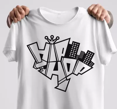 футболка с надписью в стиле хип-хоп - TenStickers