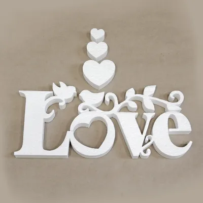 Штамп+резак «Сердце с надписью Love» -: формы для пряников, трафареты,  скалки с узором Lubimova.com
