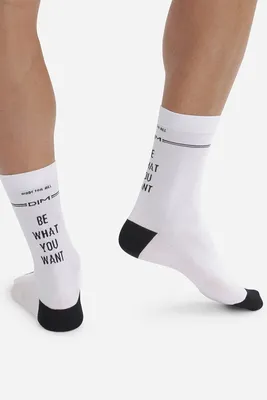 Мужские носки с надписью \"100% Мужик\" купить по цене 129 ₽ в  интернет-магазине KazanExpress