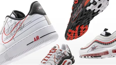 Кроссовки Nike Air Jordan 1 Mid белые с черным принтом купить