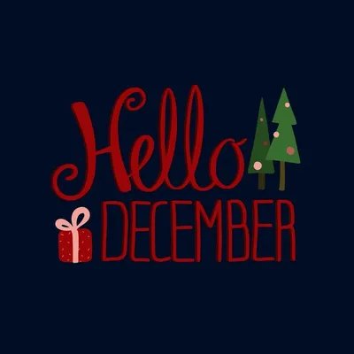 Надпись Hello, декабрь в рамке снежинки на синем фоне Иллюстрация штока -  иллюстрации насчитывающей конспектов, рамки: 157155611