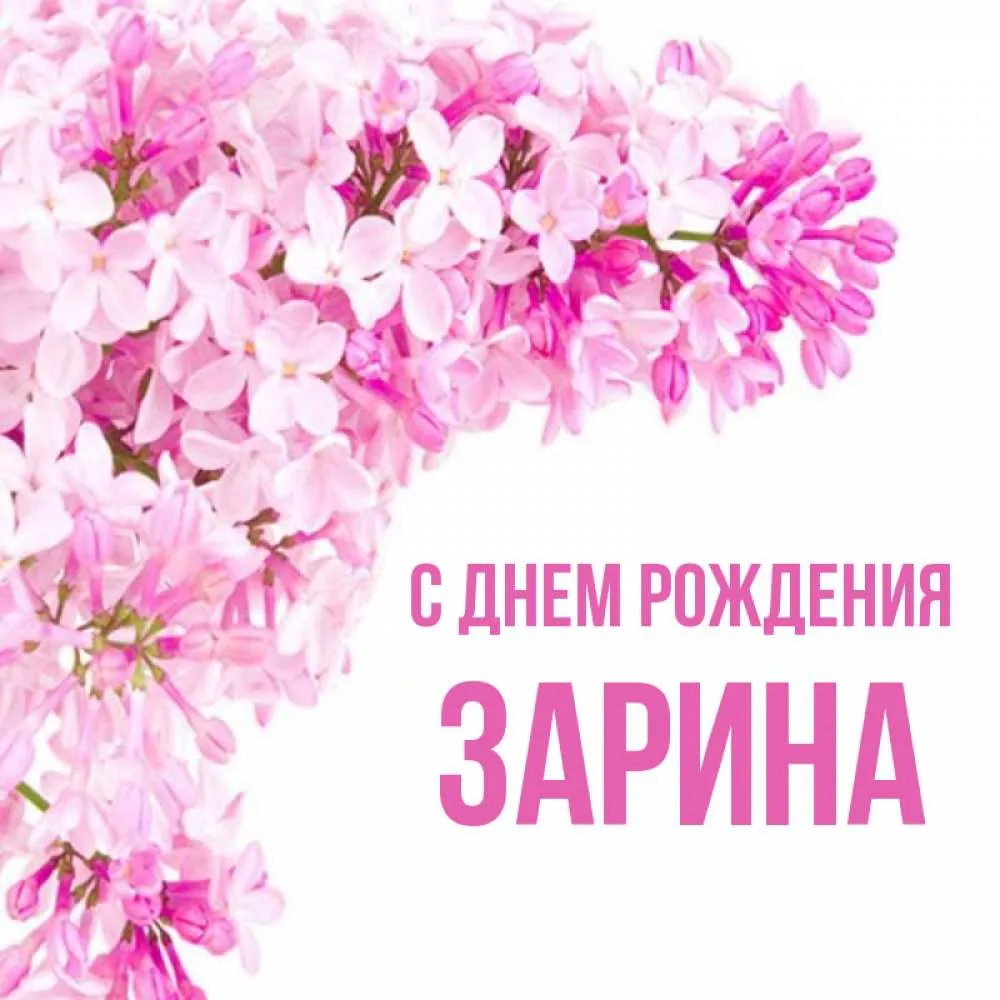 Картинки С Днем Рождения Зарина С Пожеланиями