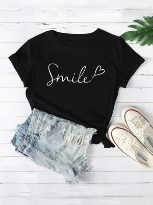 QYPF, 14,8 см * 9,5 см, модная виниловая Водонепроницаемая наклейка с  надписью «Smile God Love You», черная, серебряная | AliExpress