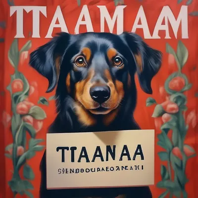 Плакат с надписью \"Татьяна\" с …» — создано в Шедевруме