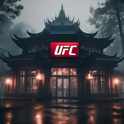 Надпись UFC в стиле KFC» — создано в Шедевруме