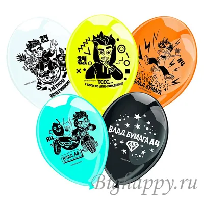 Латексный воздушный шар Влад А4! купить в Москве с доставкой: цена, фото,  описание | Артикул:1111-1311