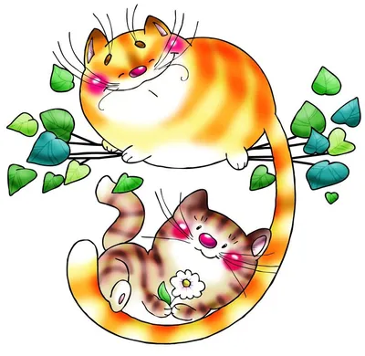 нарисованный милый кошка смешной, лежавший и выглядящий изолированным на  белом фоне Иллюстрация вектора - иллюстрации насчитывающей нарисовано,  каракули: 271325415