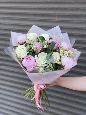 Купить Авторский нежный букет цветов «Pulse .pro» в Нижнем Новгороде