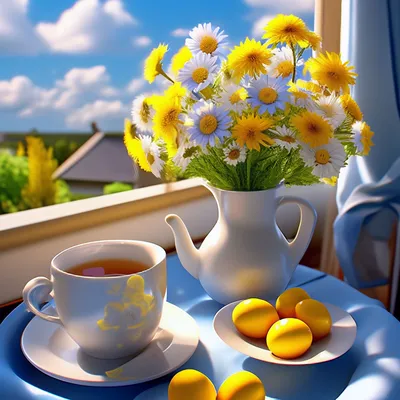 zhanna_knitting - Доброе утро, мои дорогие!🌞 Пусть это поле из одуванчиков  подарит вам прекрасное солнечное настроение! А вы знаете, что на языке  цветов Одуванчик означает счастье и преданность. А сколько легенд сложено