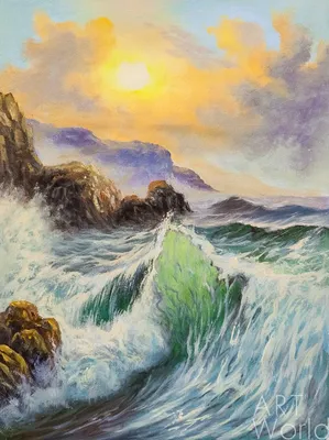 Фрески Море. Фреска с видом на море и морской пейзаж на стену вашего  интерьера, купить в интернет-магазине ЛаСтанза | La Stanza