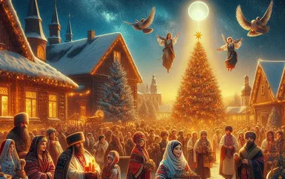 Рождественский сочельник 24 декабря — поздравления в стихах и открытках -  Телеграф