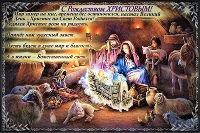 Всех с наступающим Рождеством Христовым и Святым Вечером!