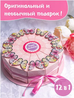 Миниатюрная коробочка с тортиками в интернет-магазине на Ярмарке Мастеров |  Кукольные домики, Выборг - доставка по России. Товар продан.