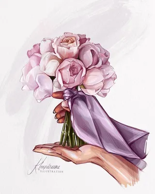 Девушка с розовым букетом: орхидея, пионовидная роза, фактурная эустома по  цене 11545 ₽ - купить в RoseMarkt с доставкой по Санкт-Петербургу