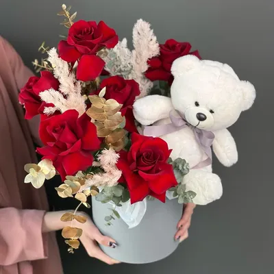 Розовый мишка 70 см. за 7 590 руб. | Бесплатная доставка цветов по Москве