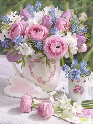 Купить Открытка Поздравляю с цветами за 100 руб. в Чебоксарах - «FloraLab21»