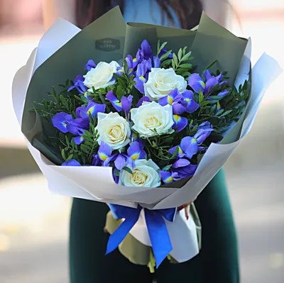 Сердце с макарунами и цветами №461 - 🌹 Цветы Новосибирск: