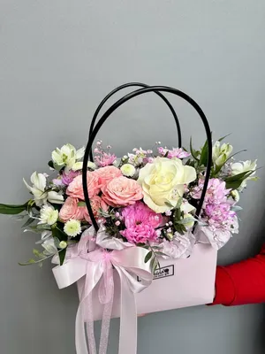 Сборный букет цветов микс | доставка по Москве и области