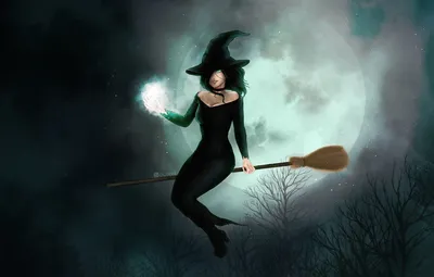 Ведьма на метле» — создано в Шедевруме