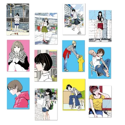 50 шт. Ретро стикер жизненной силы ностальгическая иллюстрация граффити  японская девушка Genki стикер s чемодан для скейтборда телефон Ноутбук  наклейка | AliExpress
