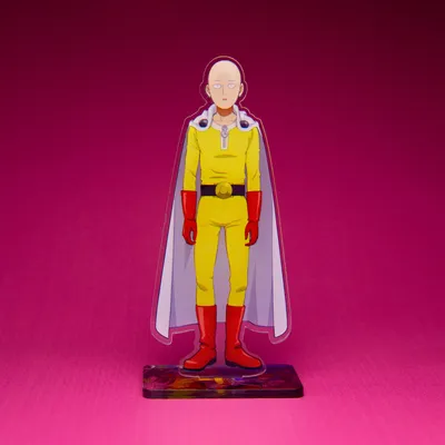 Костюм для косплея Сайтама из аниме ONE PUNCH-MAN, желтый комбинезон Сайтама  с белым плащом, костюм супергероев | AliExpress