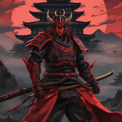 Samurai Lady Anime. AI + Ps by Dissunder13 on DeviantArt