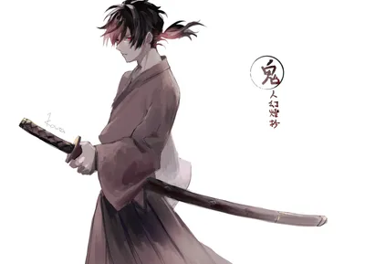 Anime men samurai on Craiyon