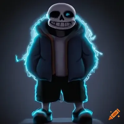 Sans from undertale on Craiyon