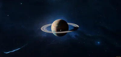 Сатурн в космосе. иллюстрация штока. иллюстрации насчитывающей метан -  212498014