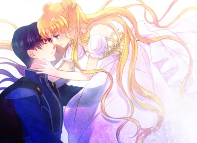 Фото Usagi Tsukino / Усаги Цукино и Mamoru Chiba / Мамору Чиба из аниме  Bishoujo Senshi Sailor Moon / Красавица-воин Сейлор Мун