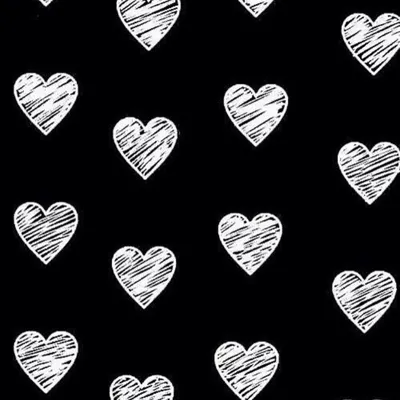 Сердечки, пони понии их сердца Черно белые раскраски цветов