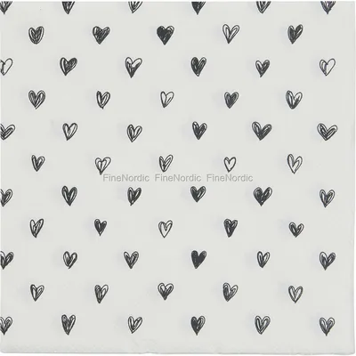 Слайдер-дизайн Черно-белые сердечки sd5-3033 в интернет-магазине BPW.style