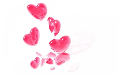 Сердечки на белом фоне (63 фото) | Милые обои, Картинки, Розовые фоны