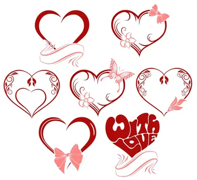 Купить Шарики сердечки из фольги на День Святого Валентина в Москве