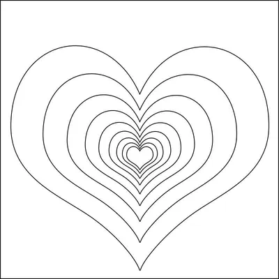 иллюстрация сердца, черно-белый узор области сердца, овальный контур,  любовь, белый, текст png | Klipartz