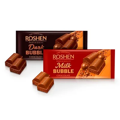 Набор пористого шоколада - ROSHEN, 2 x 80 г | Posylka.de